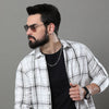 Imperial White Checks Shirt Checks Shirt Bushirt   