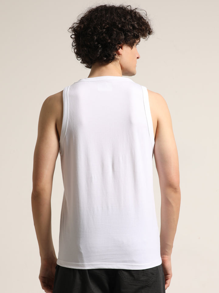 Vibes Sleeveless T-Shirt Vest Bushirt