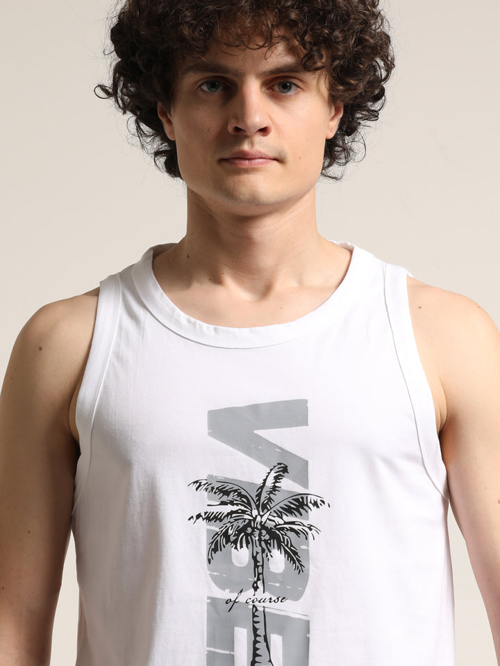Vibes Sleeveless T-Shirt Vest Bushirt