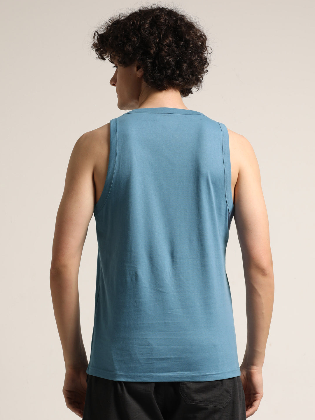 Minimal Beach Sunset Sleeveless T-Shirt Vest Bushirt