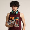 Its Good To Rest Here Sleeveless T-Shirt Vest Bushirt