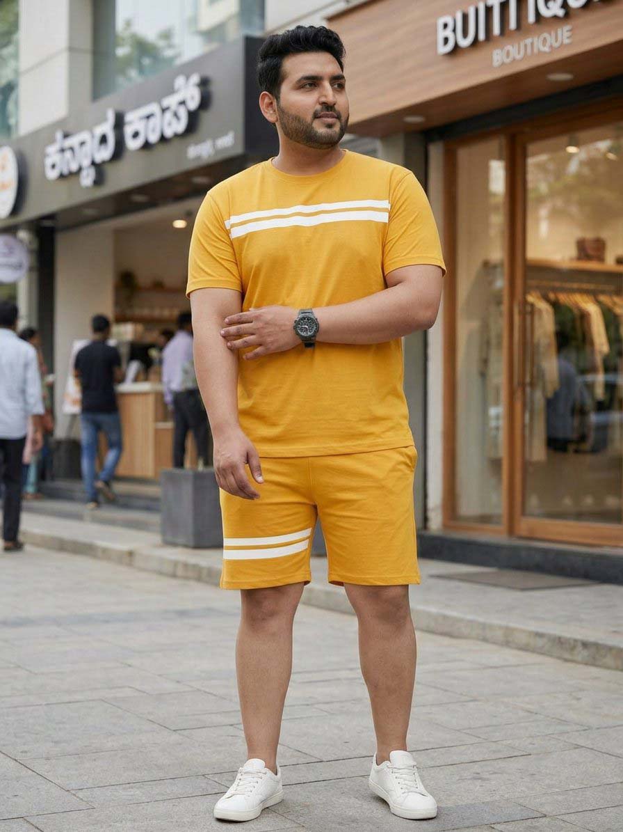 Bliss Mustard Plus Size Cotton Cotton