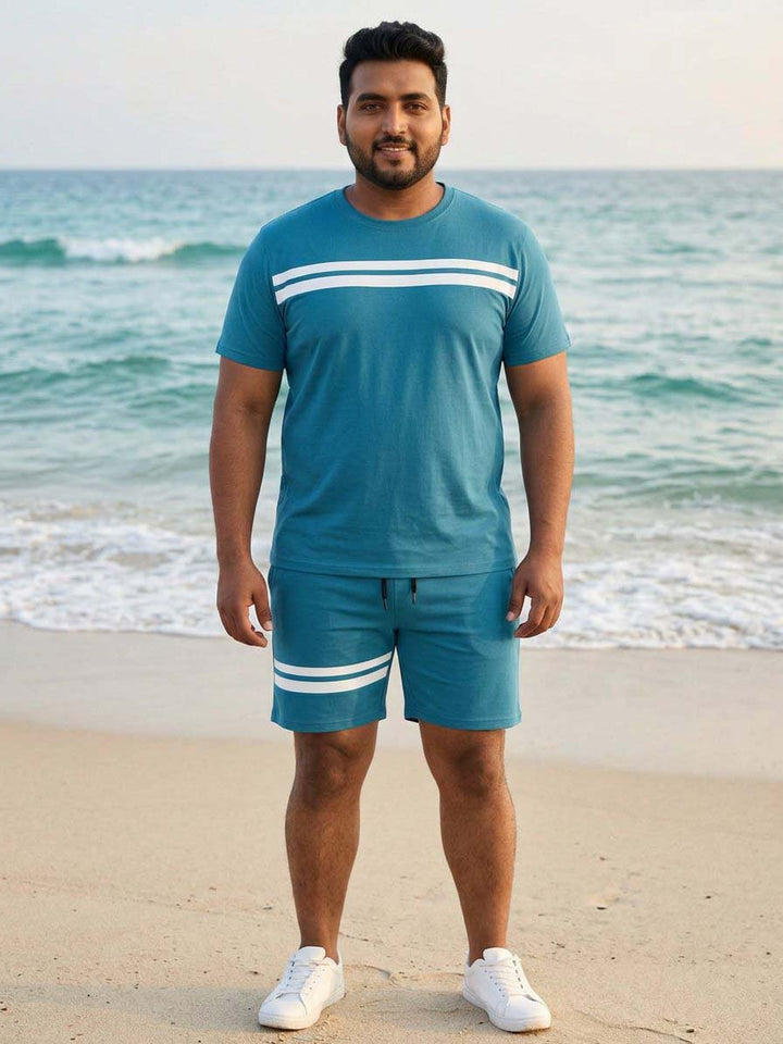 Bliss Teal Blue Plus Size Cotton Cotton