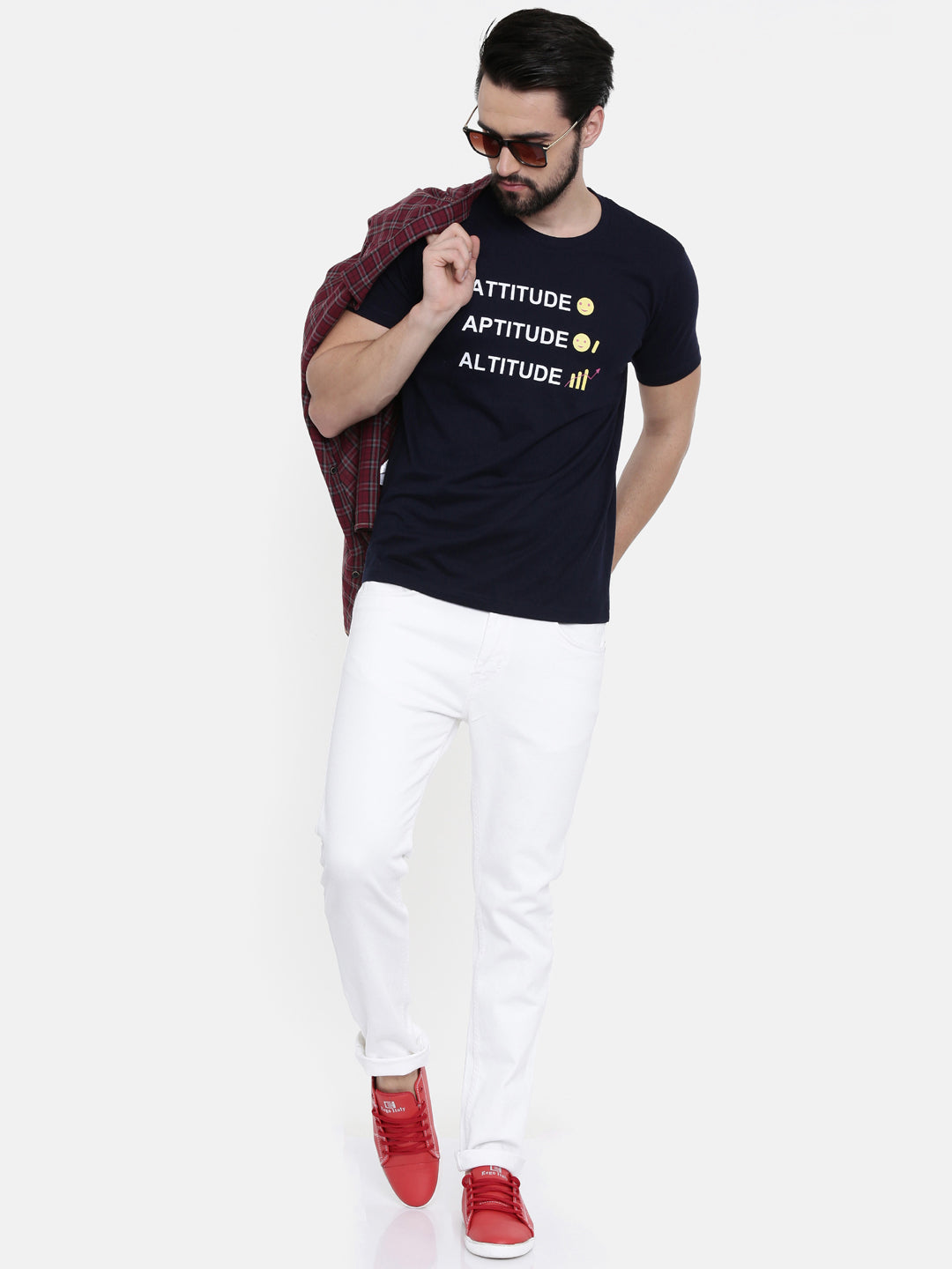 Attitude Aptitude T-Shirt Graphic T-Shirts Bushirt   