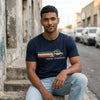 Chase Horizons Navy Blue Classic Fit T-Shirt Graphic T-Shirts Bushirt