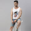 D Luffy - One Piece White Anime Vest Vest Bushirt   