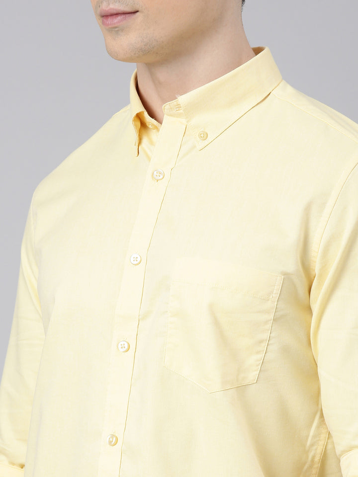 Minion Yellow Button Down Solid Shirt Solid Shirt Bushirt   