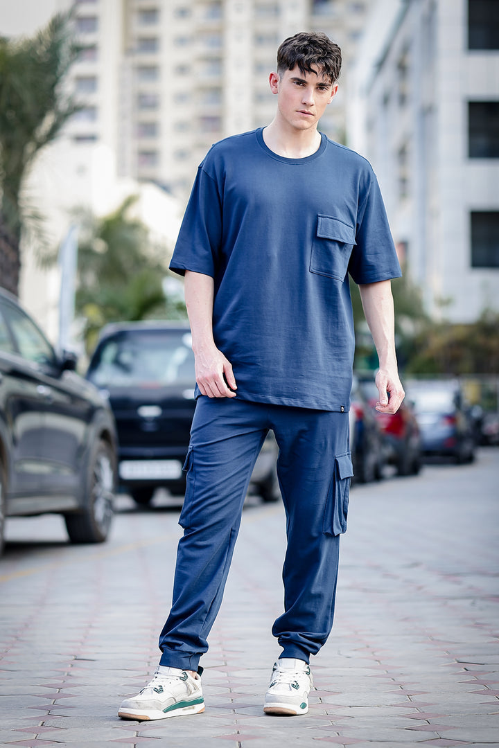 Navy Blue Oversize Co-Ords