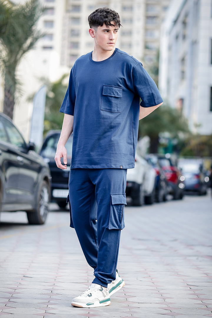 Navy Blue Oversize Co-Ords