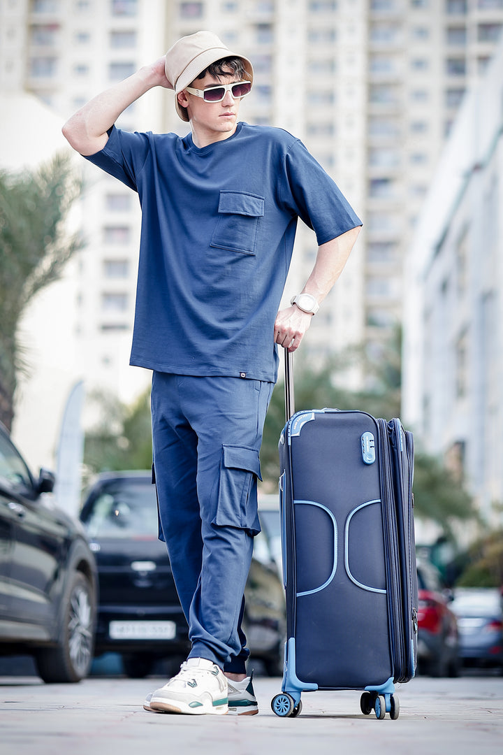 Navy Blue Oversize Co-Ords