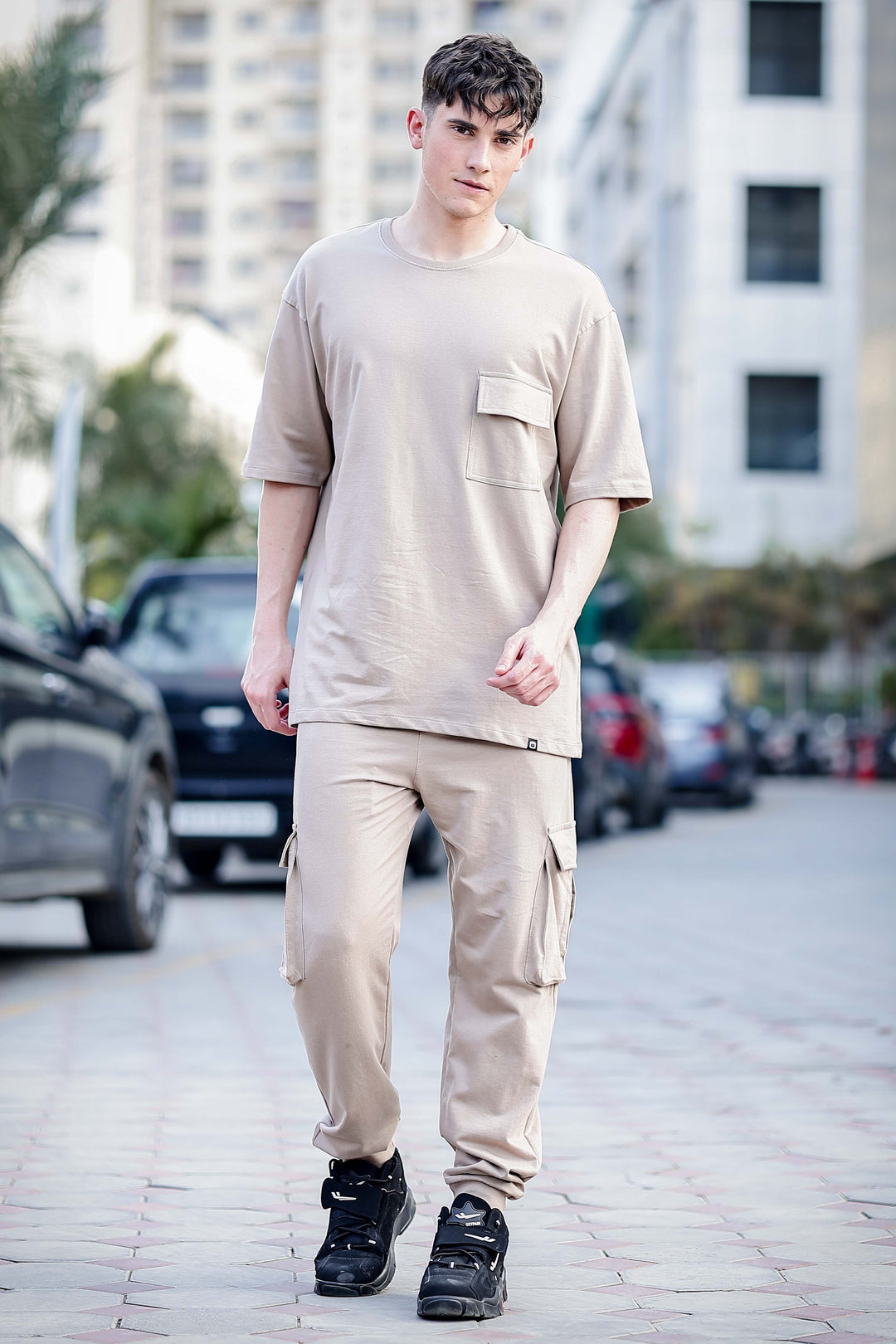 Beige Oversize Co-Ords