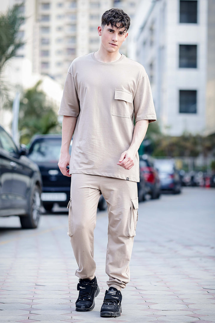 Beige Oversize Co-Ords
