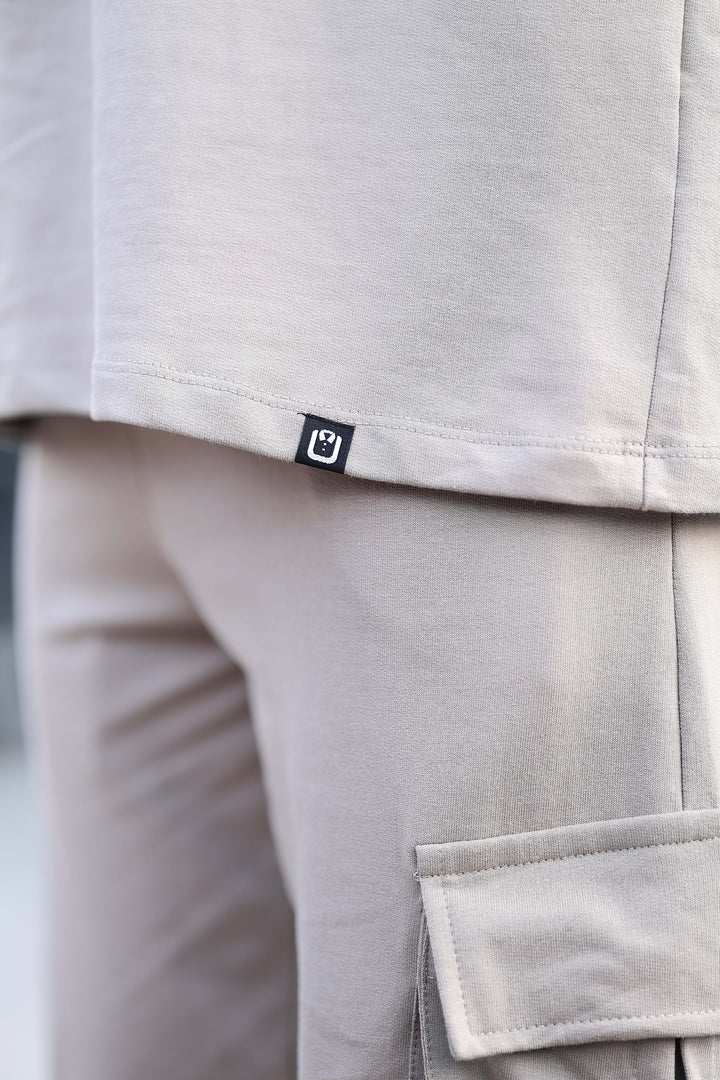 Beige Oversize Co-Ords