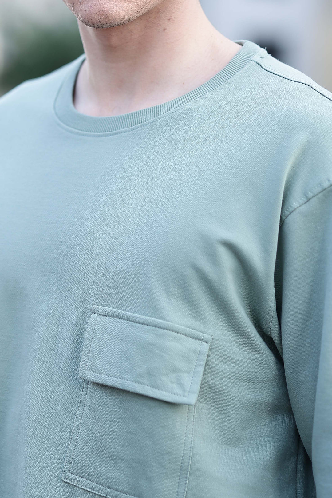 Spanish Green Oversize Co-Ords Oversize Co-ords Bushirt