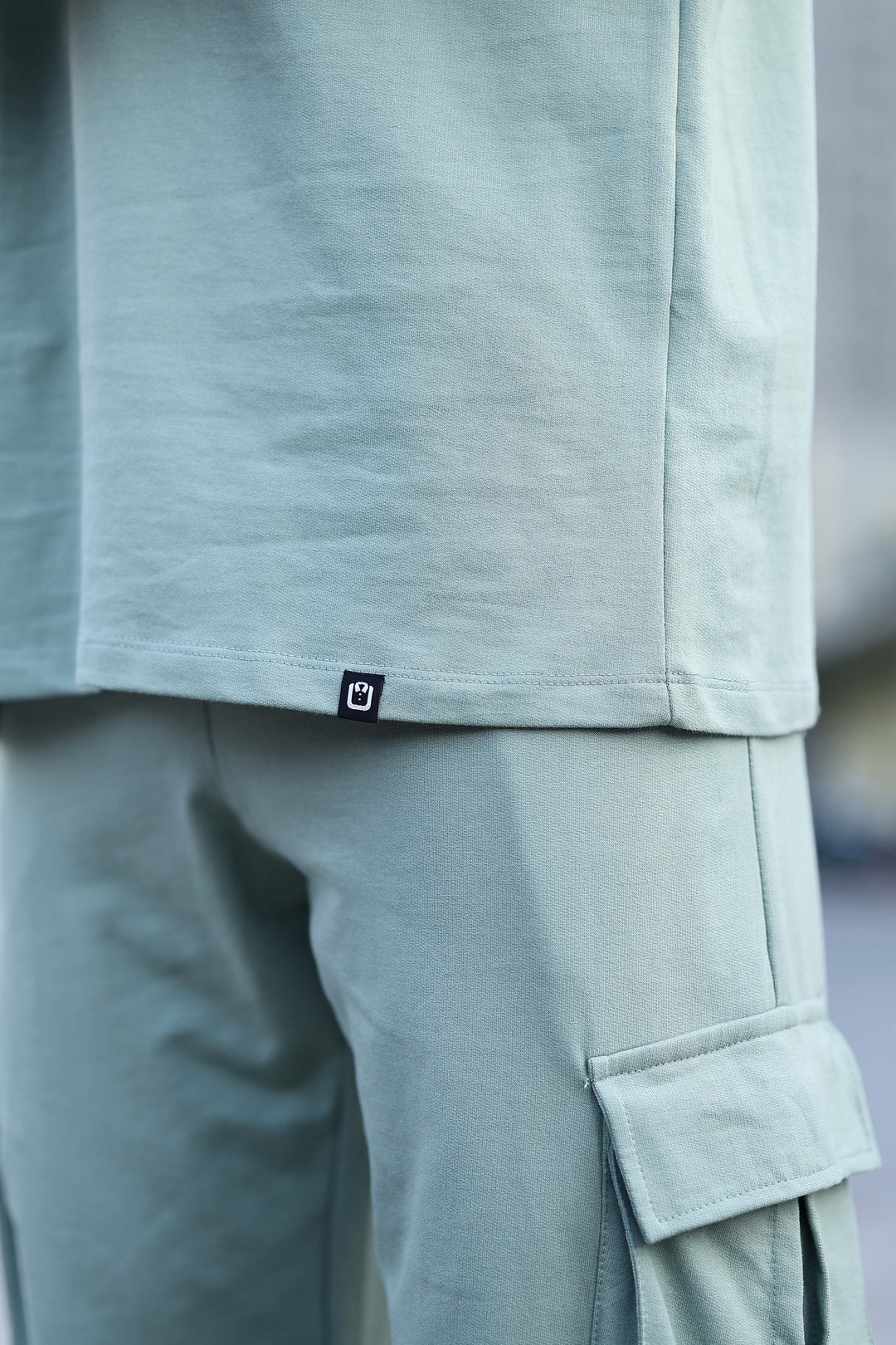 Spanish Green Oversize Co-Ords Oversize Co-ords Bushirt