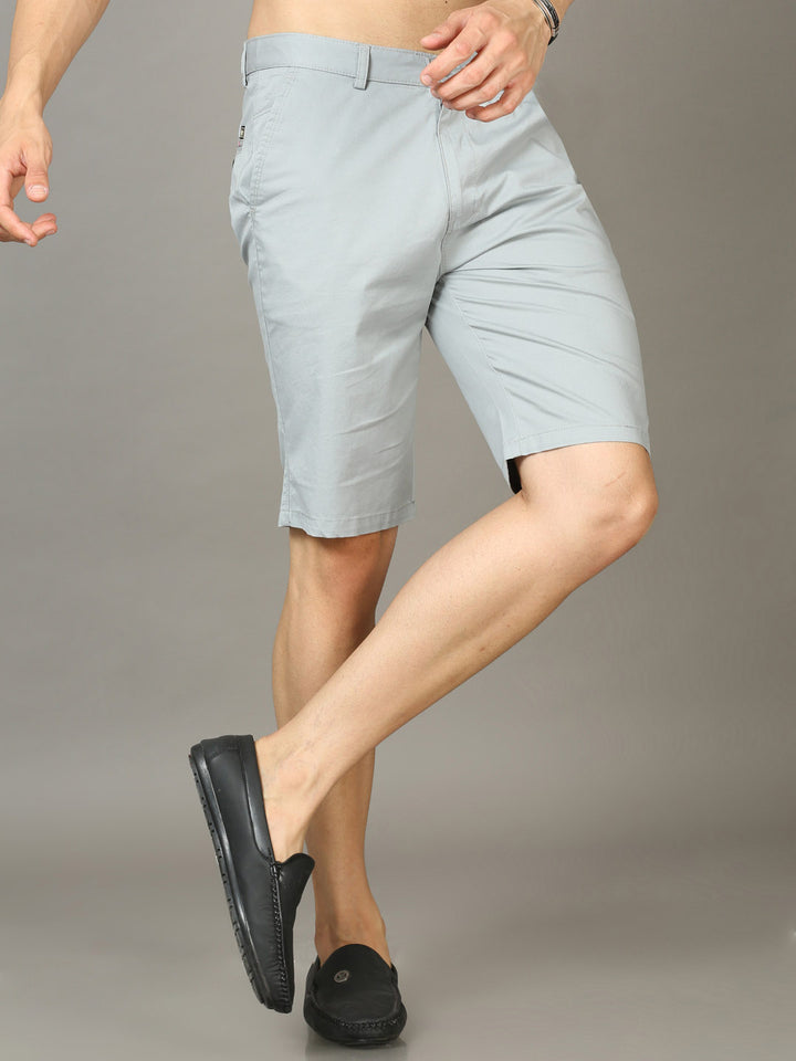 Classic Polar Blue Chino Shorts Men's Shorts Bushirt   