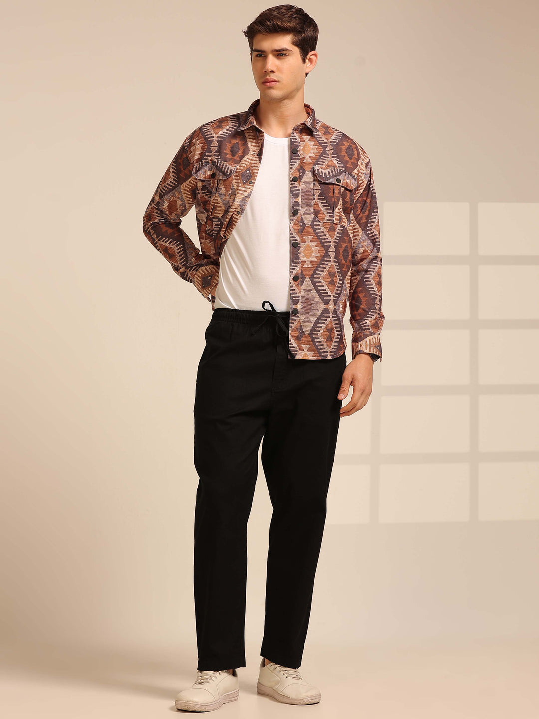 Black Linen Relaxed Fit Trouser Linen Trouser Bushirt