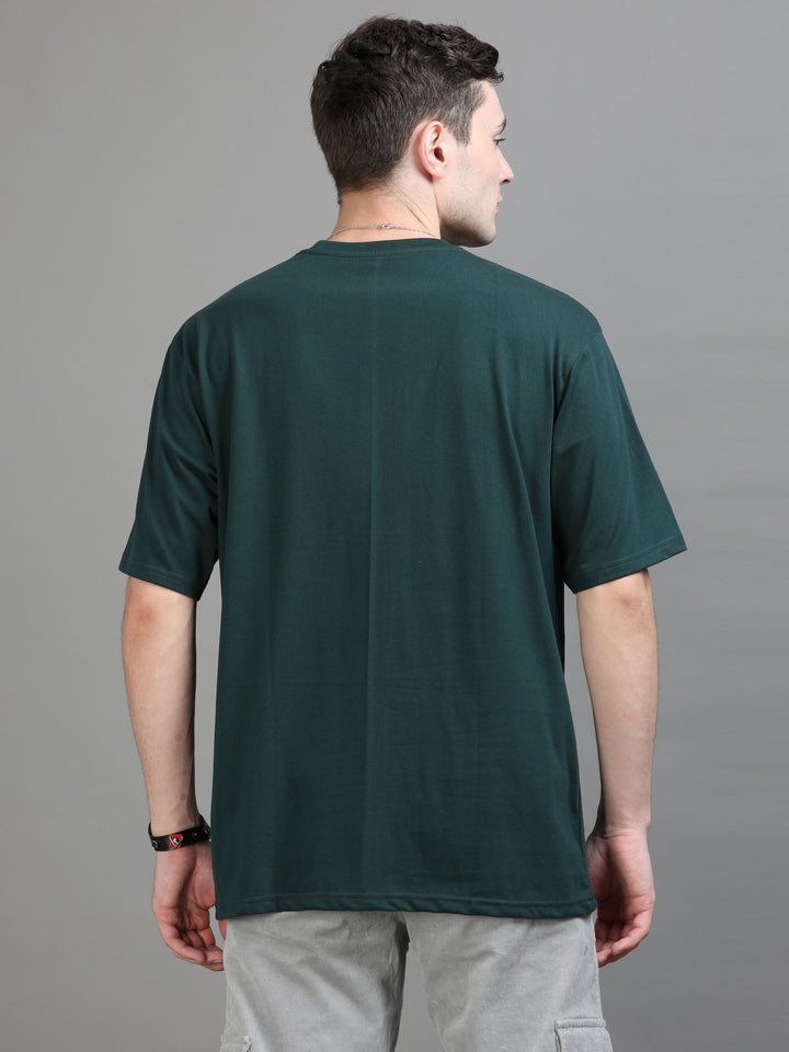 Bottle Green Oversize T-Shirt Oversize T-Shirt Bushirt   