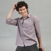 Lavender Solid Bubble Shirt Solid Shirt Bushirt   