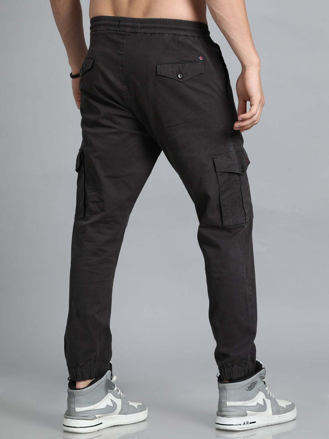 Charcoal Grey Cargo Pant Chinos Bushirt   