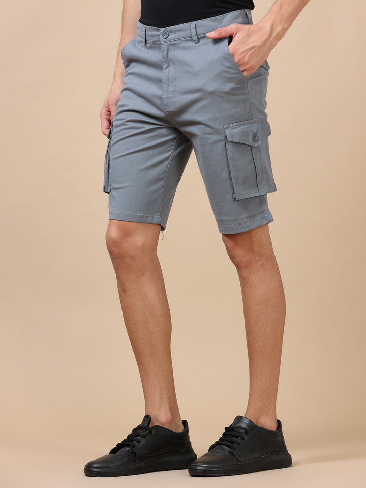 Polar Blue Cargo Shorts Men's Shorts Bushirt   
