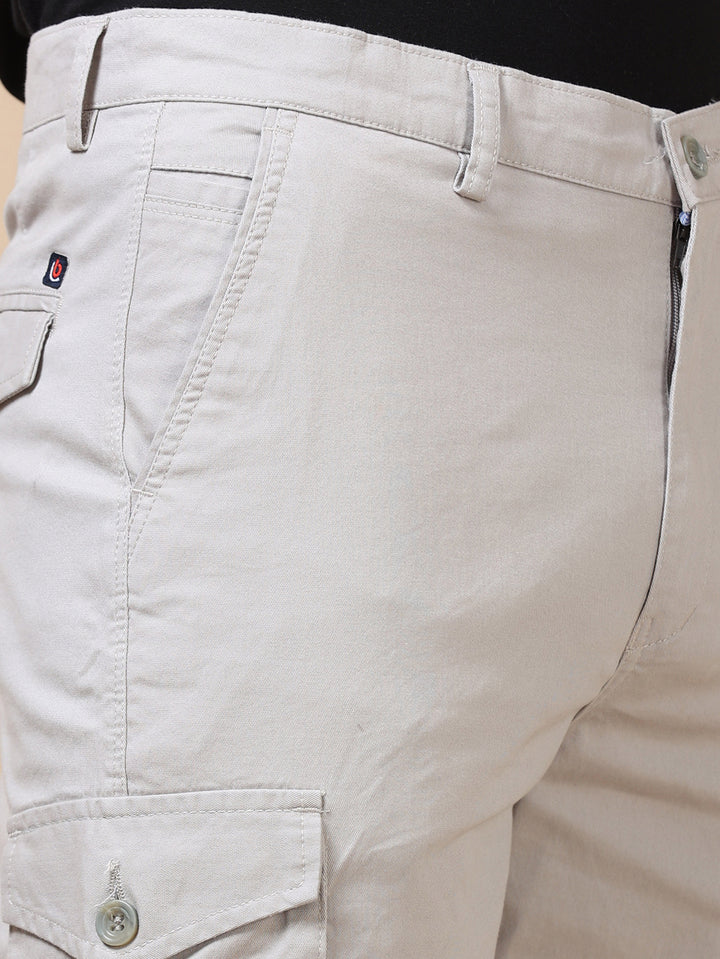 Paste Grey Cargo Shorts Men's Shorts Bushirt   