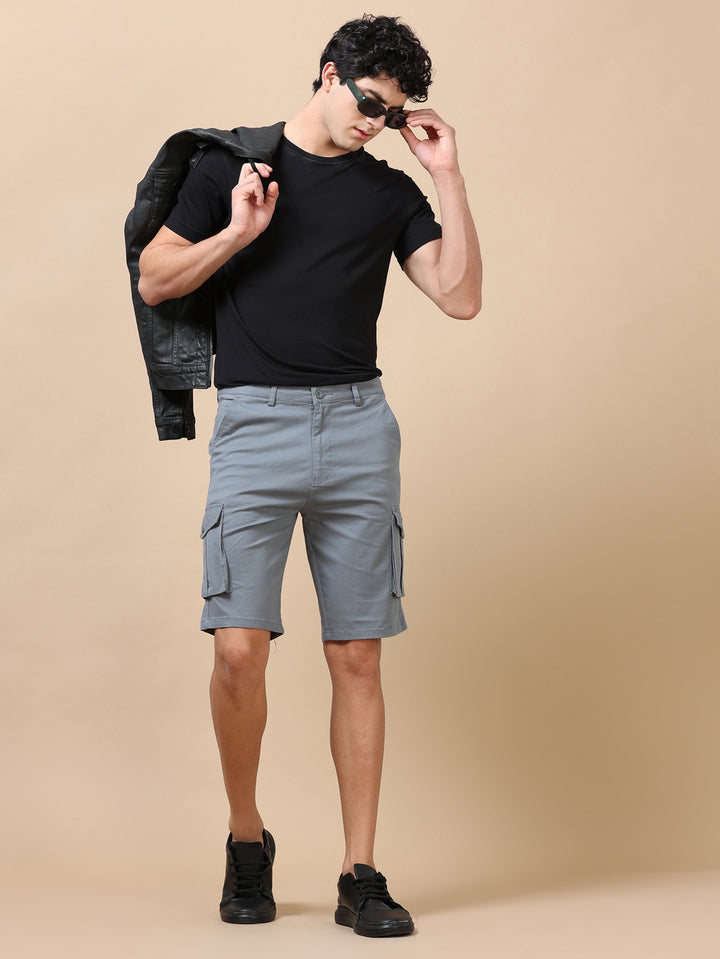 Polar Blue Cargo Shorts Men's Shorts Bushirt   