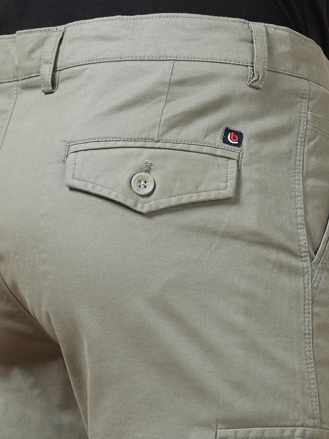 Sage Green Cargo Shorts Men's Shorts Bushirt   