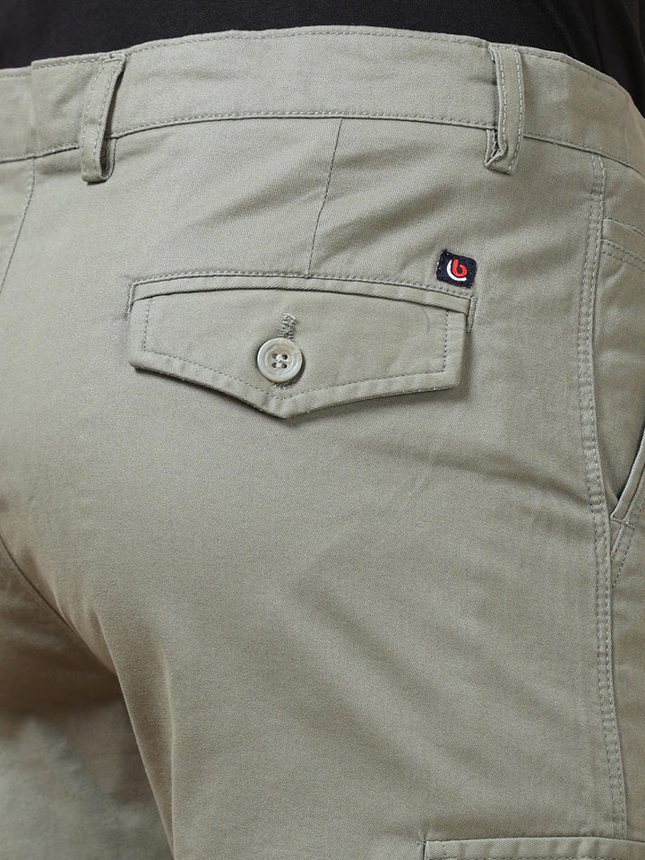 Sage Green Cargo Shorts Men's Shorts Bushirt   