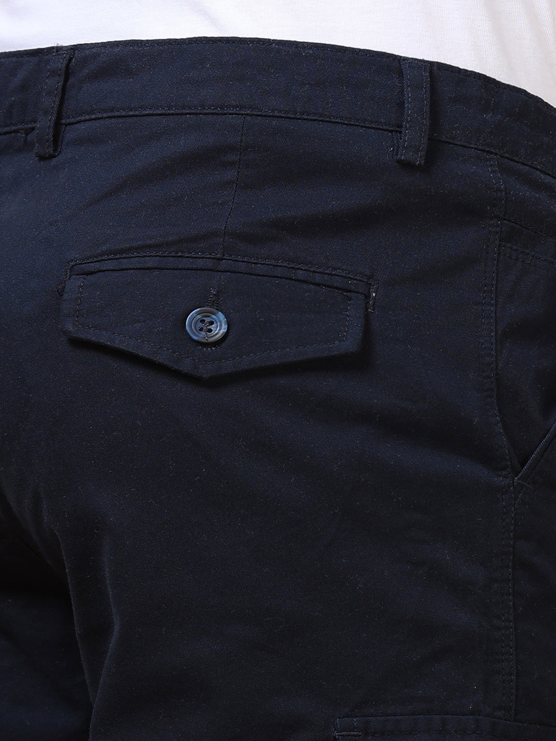 Navy Blue Cargo Shorts Men's Shorts Bushirt   