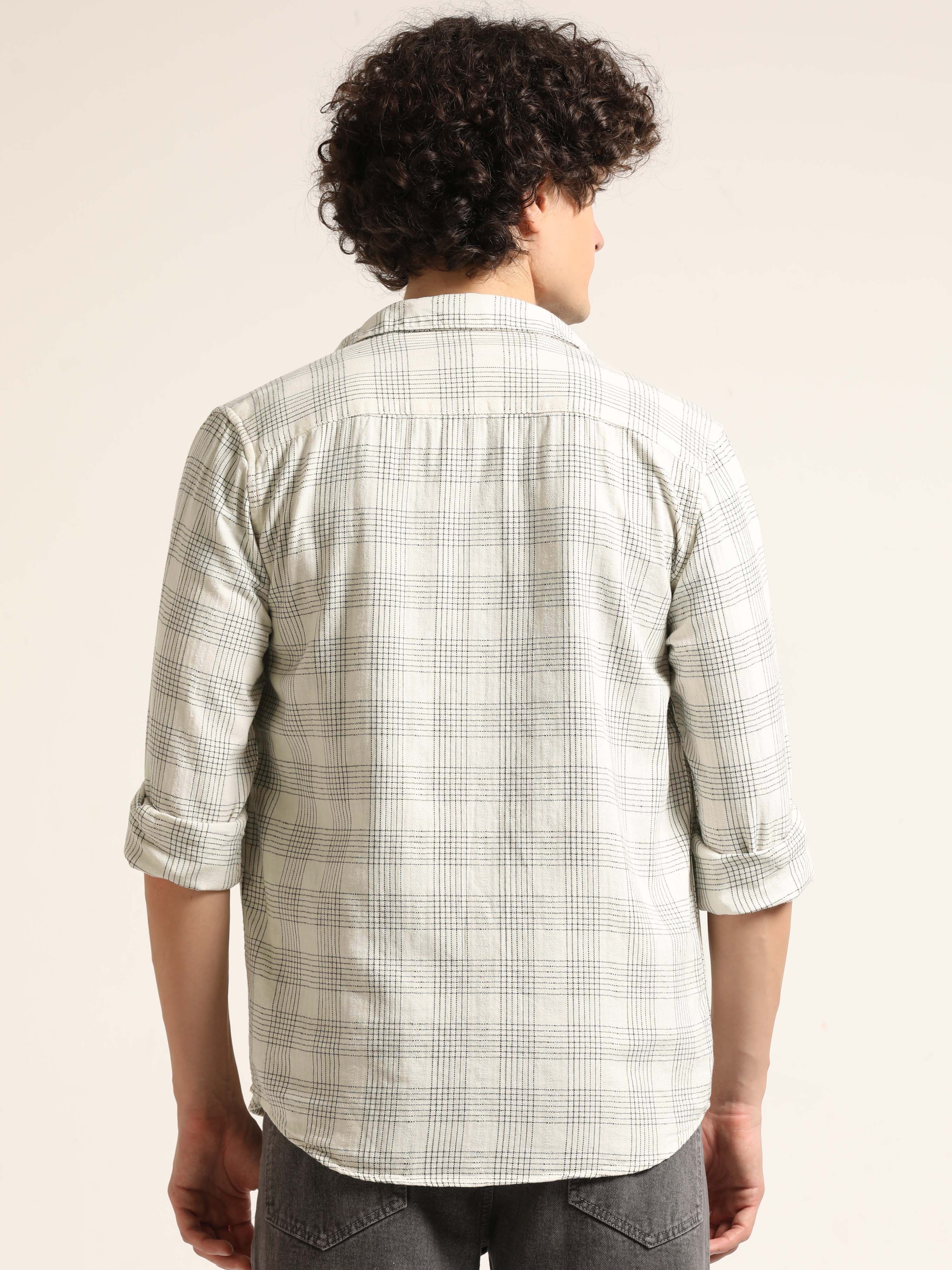 subculture WOOL CHECK SHIRT IVORY 3 【公式通販】