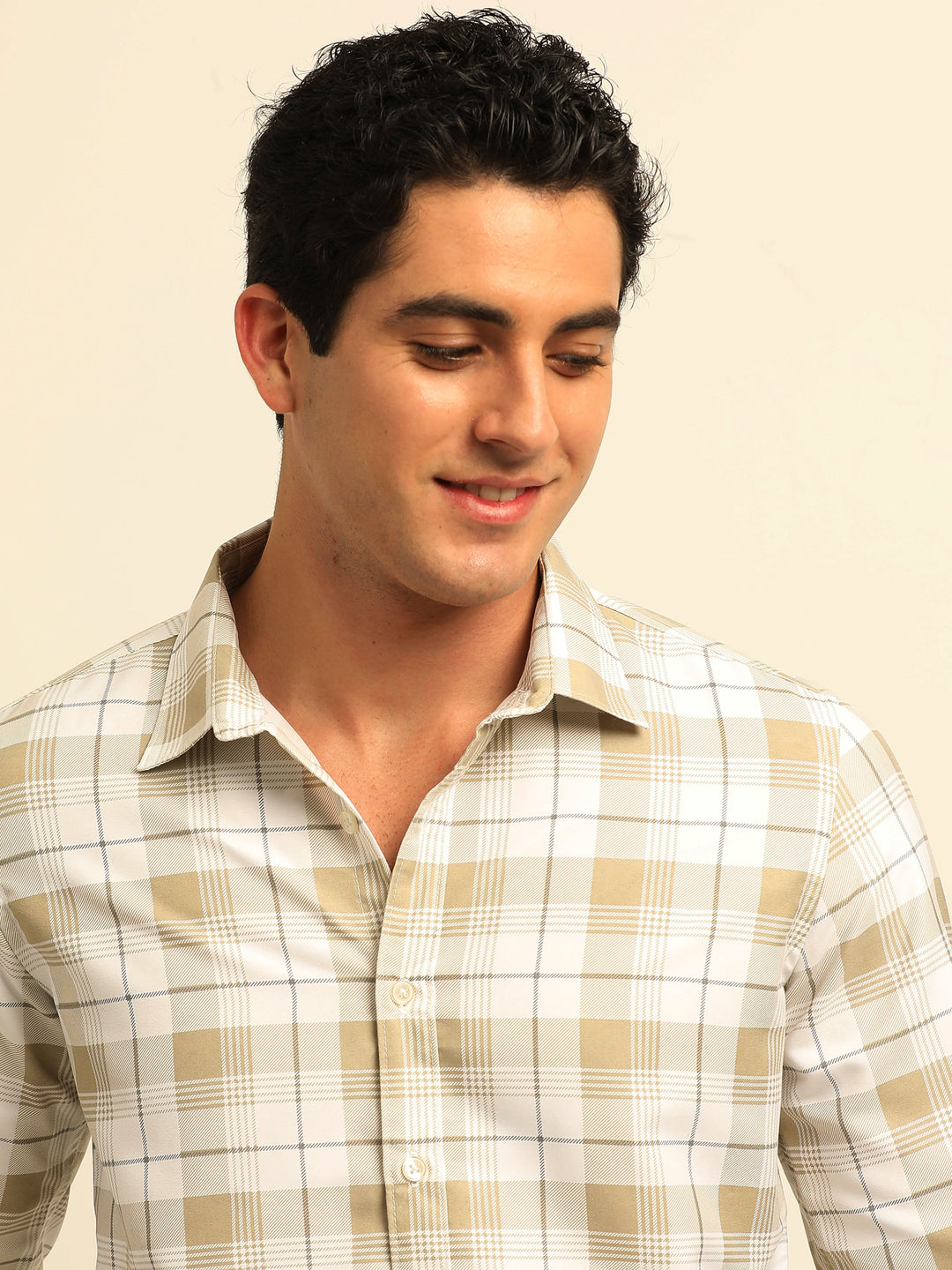 Pista Regular Fit Check Shirt Checks Shirt Bushirt