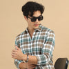 Saddle Brown Classic Checks Shirt Checks Shirt Bushirt   
