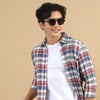 Imperial Red Classic Checks Shirt Checks Shirt Bushirt   