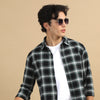 Heritage Plaid Black Checks Shirt Checks Shirt Bushirt   