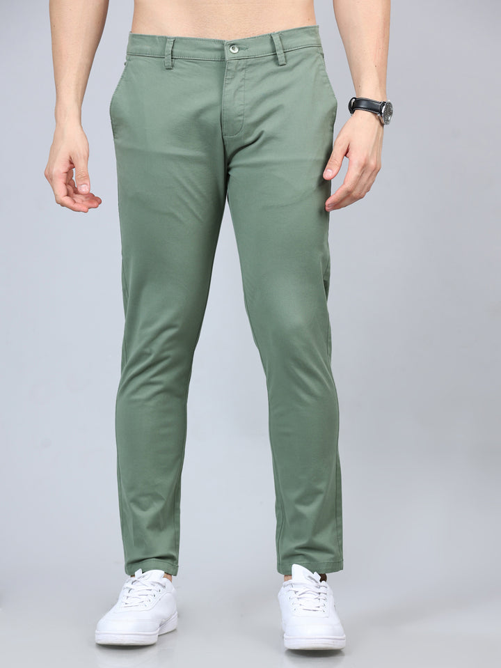 Fringe Sage Green Solid Chinos Chinos Bushirt   