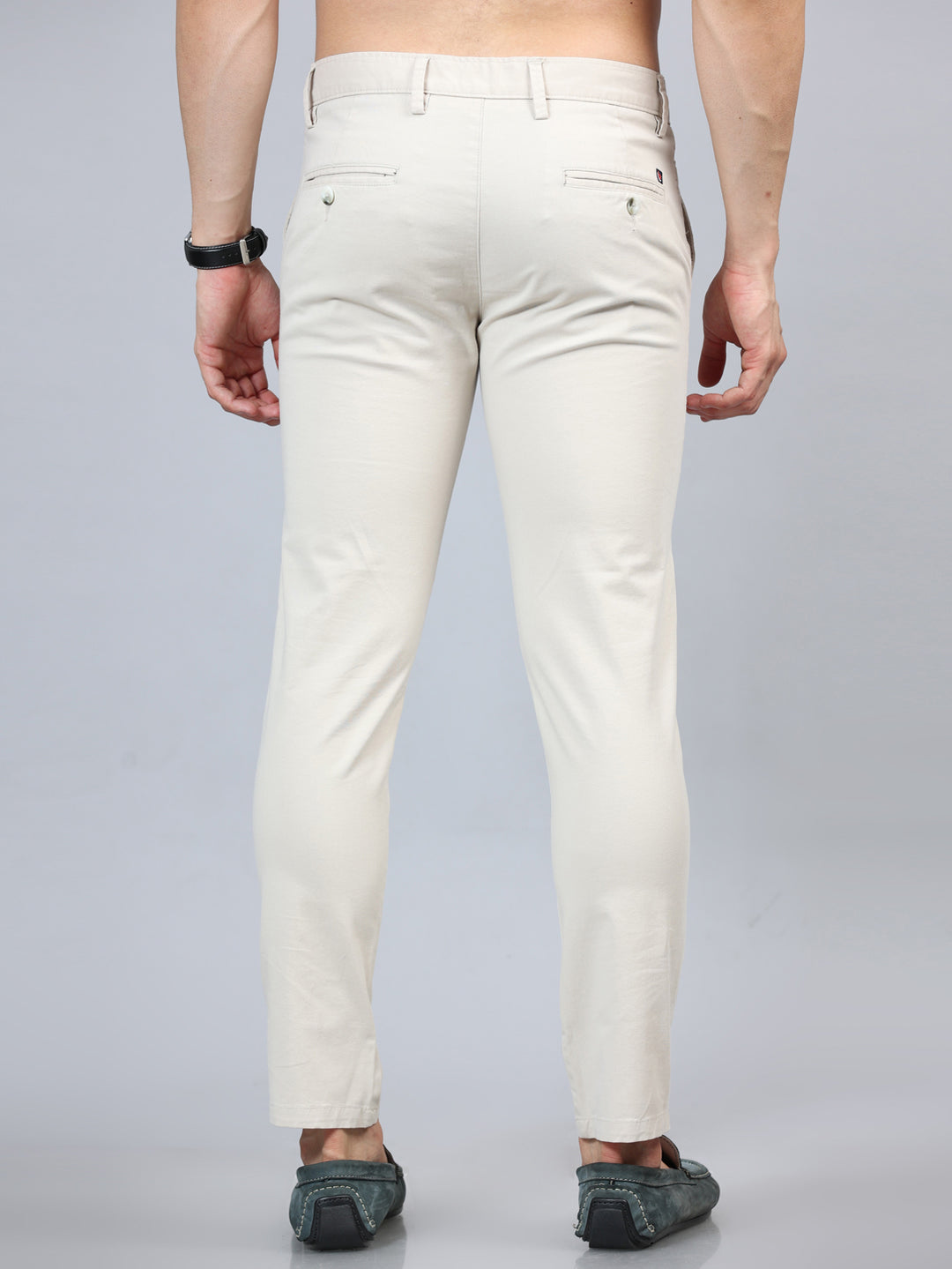 Fringe Cream Solid Chinos Chinos Bushirt   