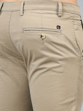 Fringe Light Khaki Solid Chinos Chinos Bushirt   