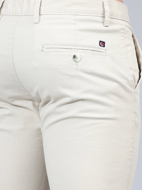 Fringe Cream Solid Chinos Chinos Bushirt   
