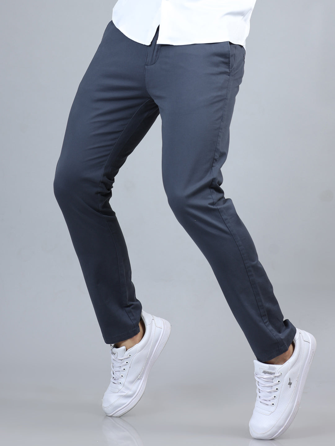 Buy Light Blue Chino Trousers Online at Great Price – Bushirt