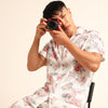 White printed Co-Ords Regular Size Co-Ords Bushirt