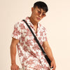 White printed Co-Ords Regular Size Co-Ords Bushirt