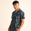 Persian Blue printed Co-Ords Regular Size Co-Ords Bushirt