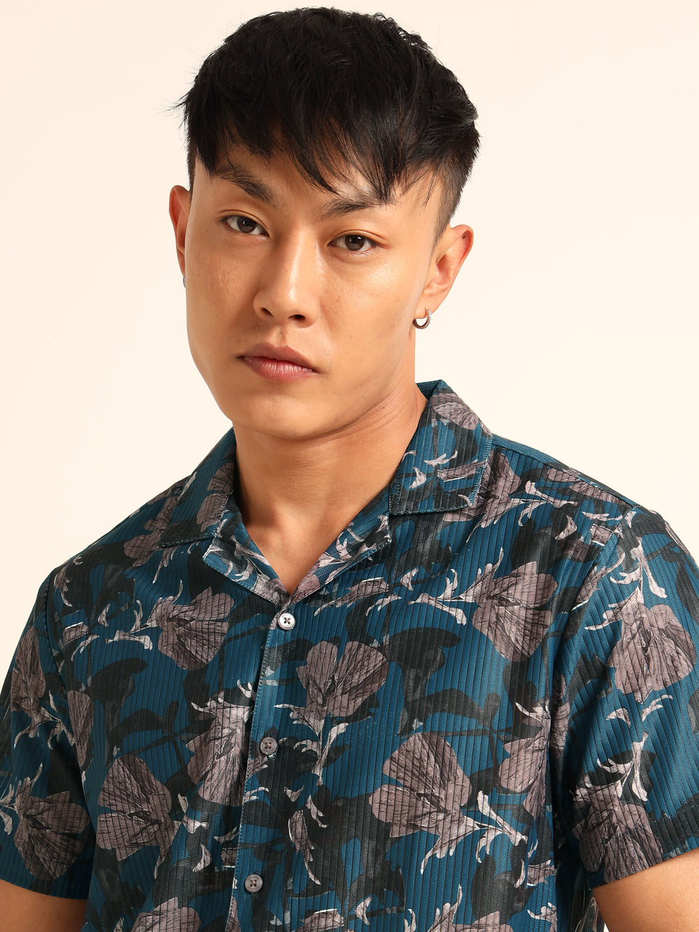 Persian Blue printed Co-Ords Regular Size Co-Ords Bushirt