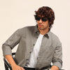 Slate Grey Oversize Lenin Shackets Shackets Bushirt