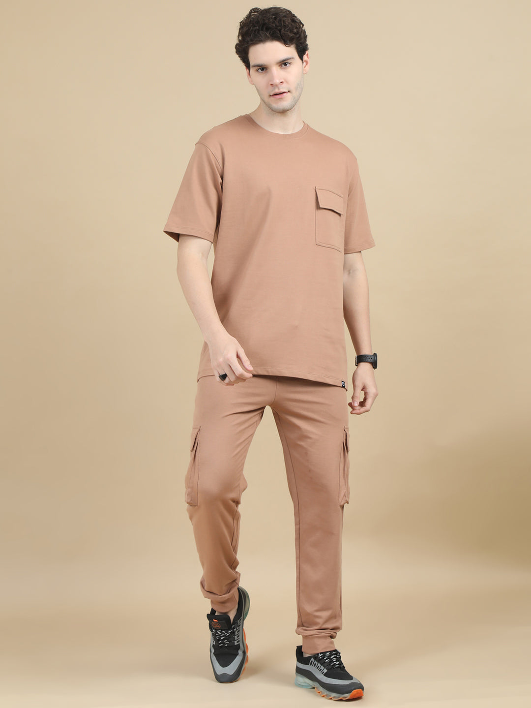 Fawn Brown Oversize Co-Ords Oversize Co-ords Bushirt