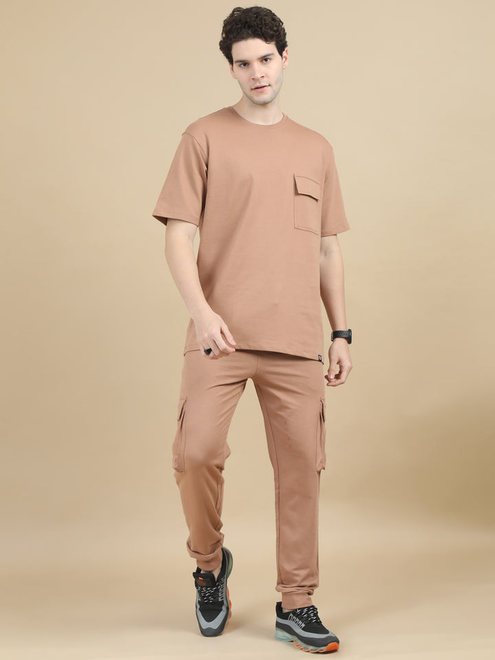 Fawn Brown Oversize Co-Ords Oversize Co-ords Bushirt