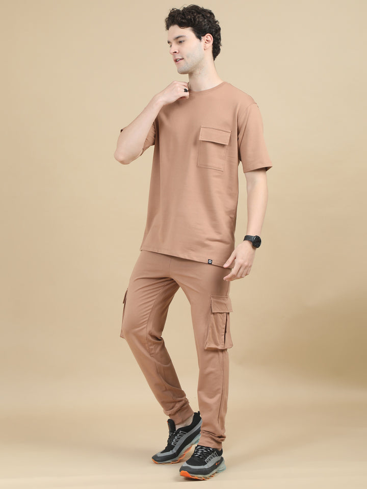 Fawn Brown Oversize Co-Ords Oversize Co-ords Bushirt