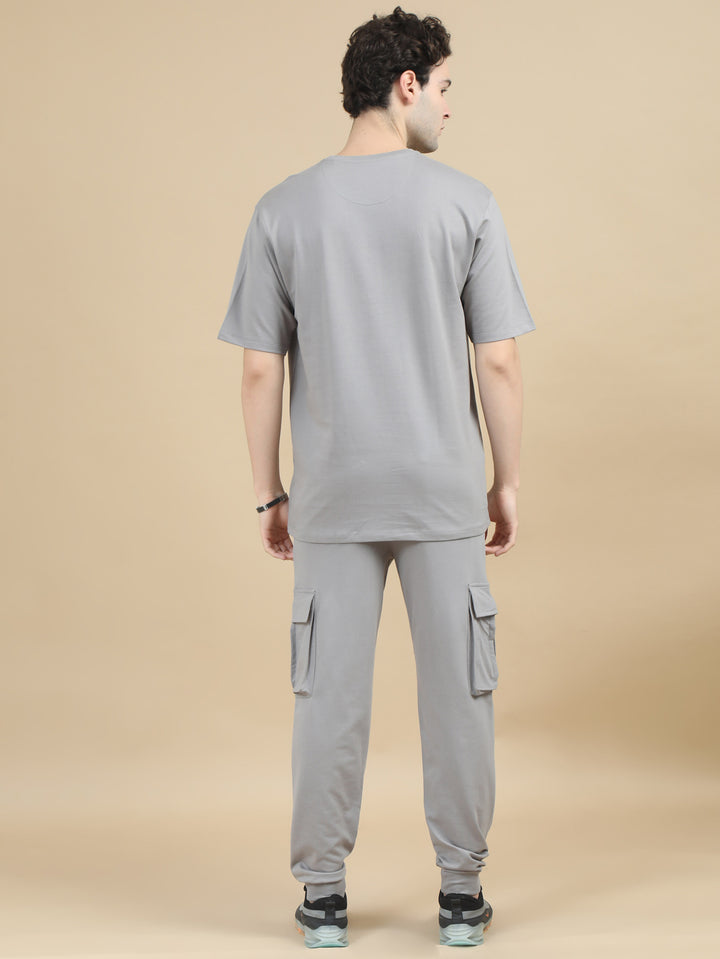 Light Grey Oversize Co-Ords Oversize Co-ords Bushirt