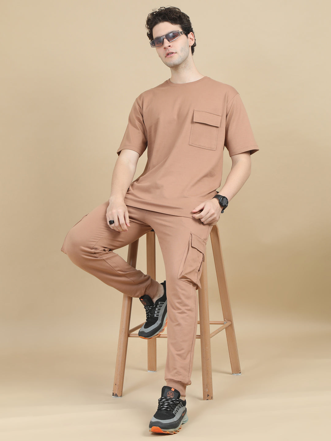 Fawn Brown Oversize Co-Ords Oversize Co-ords Bushirt